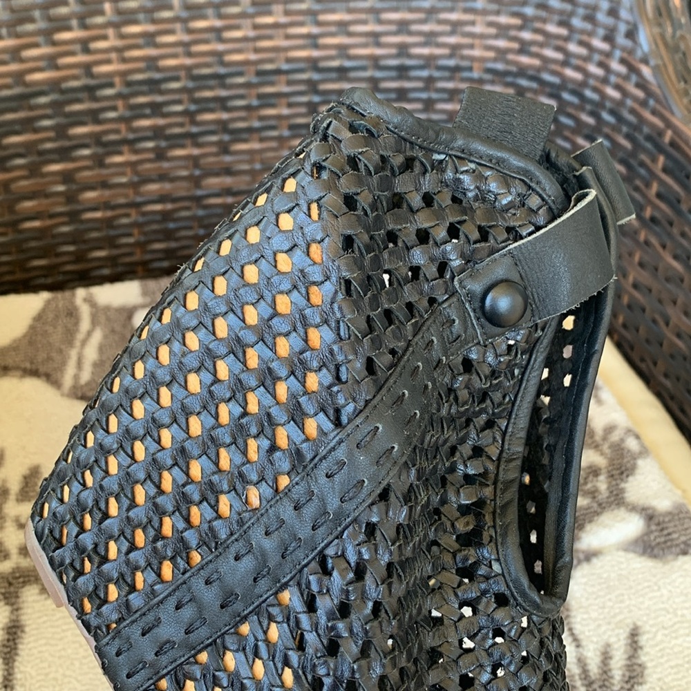 Jeffery Campbell Black Kelsey Women’s Wedge Heel - Picture 14 of 16